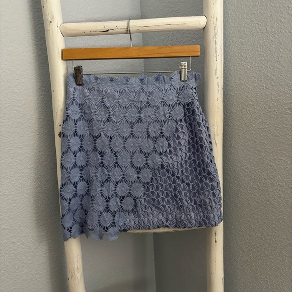 Topshop blue mini skirt 4 - Picture 7 of 8